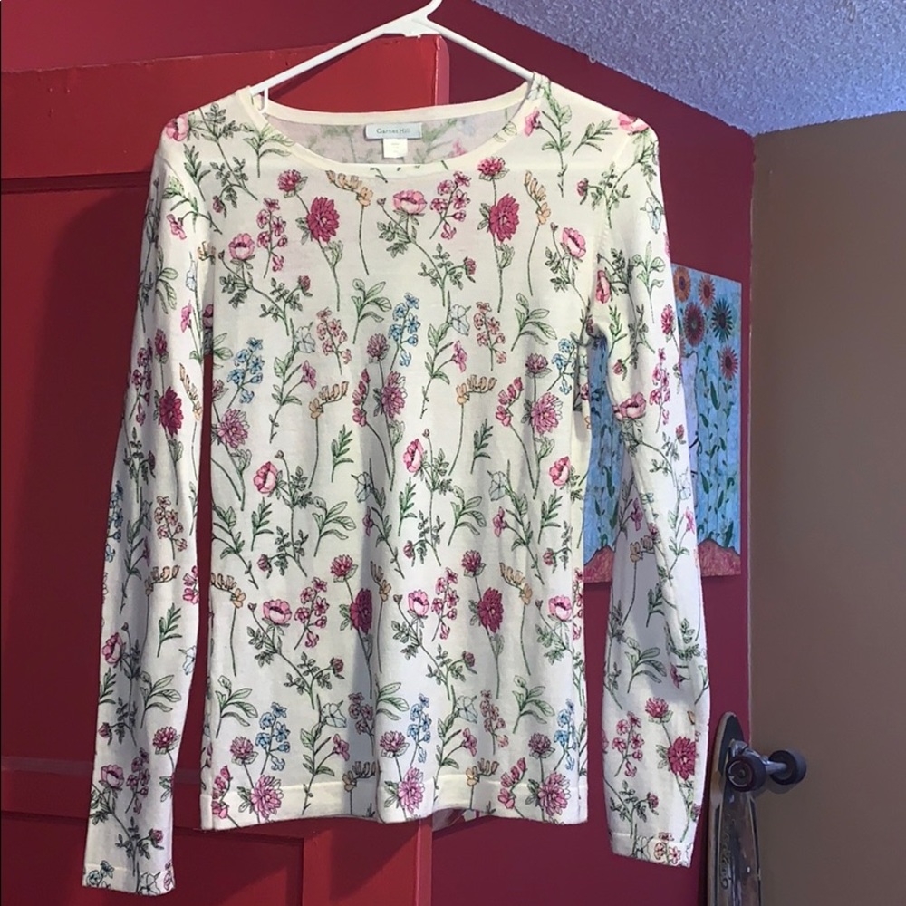 Garnet Hill 100% Merino Wool Sweater